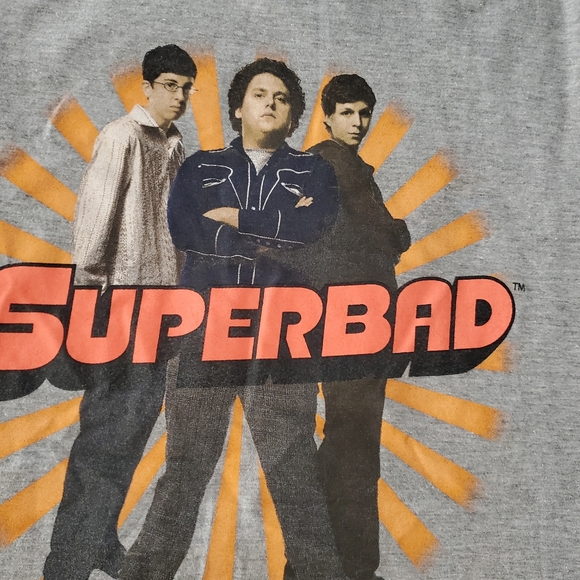 Superbad Ripple Junction Gray Graphic Shirt / Jr. size Small - Picture 4 of 6